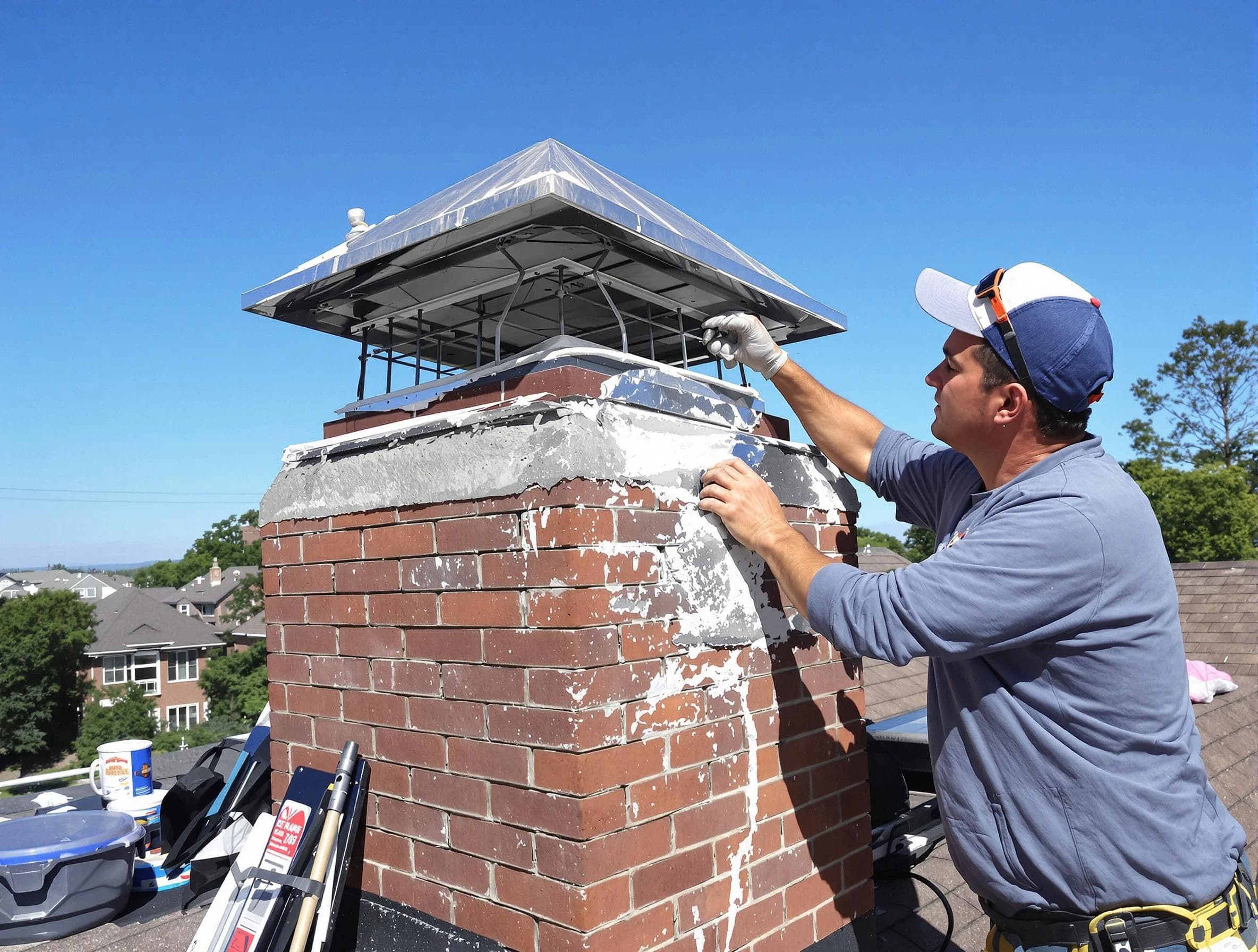 Chimney Crown Services service in Evans, CO